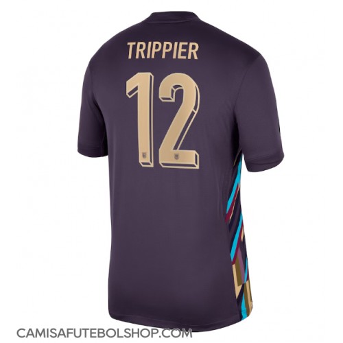 Camisa de time de futebol Inglaterra Kieran Trippier #12 Replicas 2º Equipamento Europeu 2024 Manga Curta